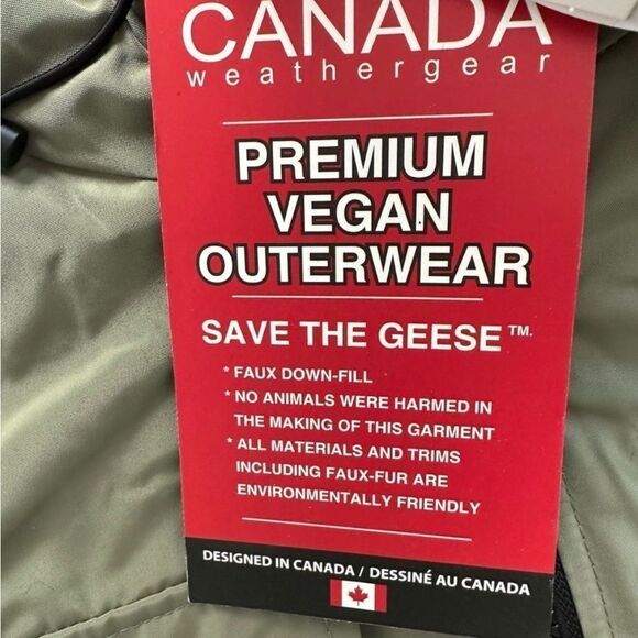 Canada Weather Gear Sherpa Lined Anorak Parker Jacket Sage Style OLCW894EC - Picture 9 of 15